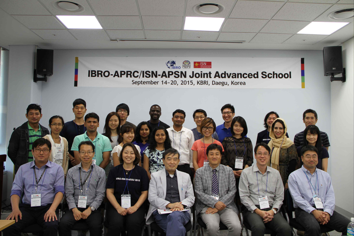 IBRO APRC-ISN APSN Advanced School(2015.9.14-20)