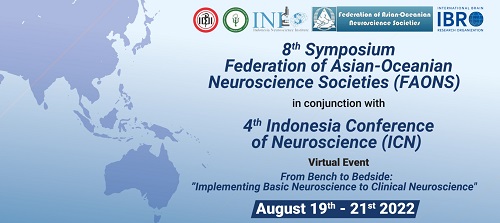 8th Symposium Federation of Asian-Oceanian Neuroscience Societies (FAONS)